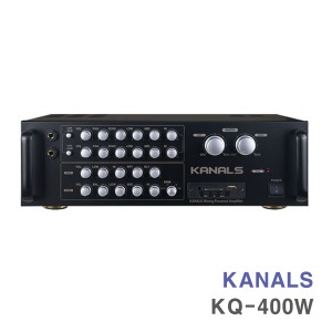 KQ-400W 2채널 400W 로우타입 파워앰프 노래방앰프 카페 매장 공연 행사용등