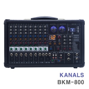 카날스 BKM-800 800W 파워드믹서 파워믹서 파워앰프